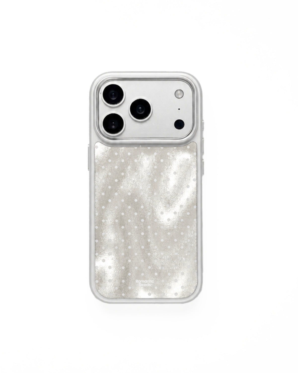Silver star phone case
